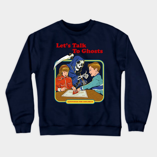 Let's Talk To Ghosts Parody Children's Book Crewneck Sweatshirt by jasebro